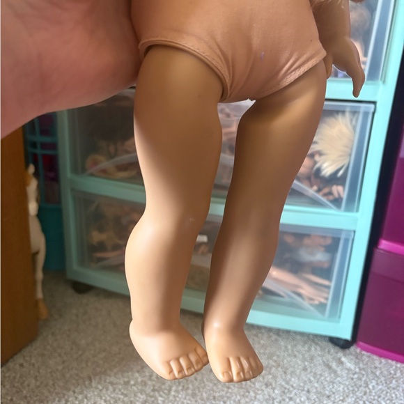 Pink Plaid Doll with Blonde Hair - Picture 5 of 10